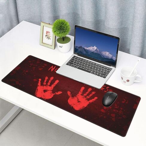 لوحة ماوس ألعاب كاواي أرجواني وردي ريترو 90s، لوحة ماوس XL ممتدة، قاعدة مطاطية غير قابلة للانزلاق، حافة مخيطة، لوحة ماوس كبيرة مقاس 31.5 × 11.8 بوصة in Kuwait