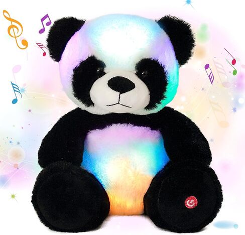 Cuteoy Musical Plush Unicorn Stuffed Animal Glowing LED Light-up Nightlight Toys Singing Lullabies Birthday Christmas Plushies Gifts for Kids Boys Girls,13" in Saudi Arabia