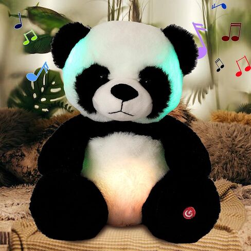 Cuteoy Musical Plush Unicorn Stuffed Animal Glowing LED Light-up Nightlight Toys Singing Lullabies Birthday Christmas Plushies Gifts for Kids Boys Girls,13" in Saudi Arabia