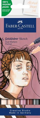 Goldfaber Sketch Markers, Portrait - Box of 6 - #164812 in Saudi Arabia