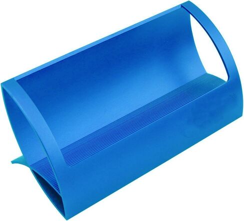 Desktop Innovative Metal Business Card Display Holder Stand Creative Q Shape Aluminum Business Name Card Holder (Blue) in Kuwait