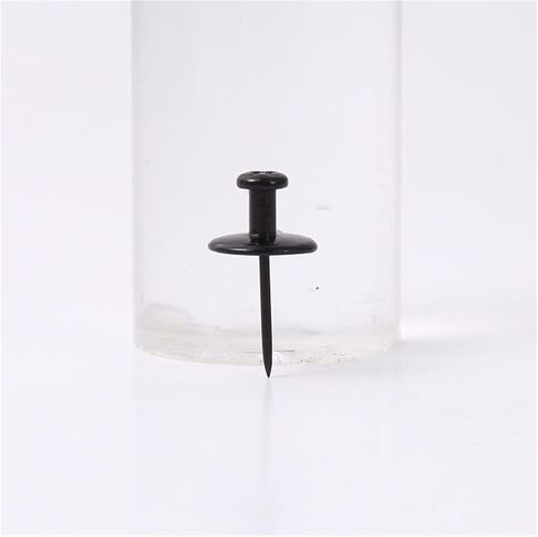 20 جهاز كمبيوتر شخصى دفع دبابيس الصورة الشماعات مزدوجة الرأس الإبهام المسامير جدار السنانير للجدار الشنق الصورة الشماعات الأظافر صورة صغيرة معلقة هوك دبابيس للمنزل مكتب ديكور الصور، دريوال الفلين المجلس (أسود) in Kuwait