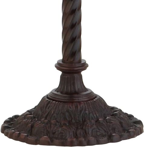 JONATHAN Y JYL8002B Dragonfly Tiffany-Style 71" مصباح أرضي Torchiere، تيفاني، تقليدي، طراز فن الآرت نوفو، أنيق، مكتب، غرفة المعيشة، غرفة عائلية، غرفة طعام، غرفة نوم، بهو، برونزي/أخضر in Saudi Arabia