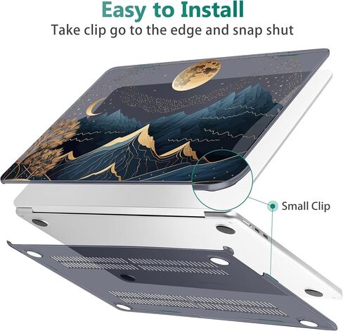 May Chen Compatible with M3 MacBook Air 15 Inch Case Model A3114 A2941 M2 Chip 2024 2023 Release, Plastic Hard Shell Case with MacBook Air 15.3 inch,Traditional in Saudi Arabia