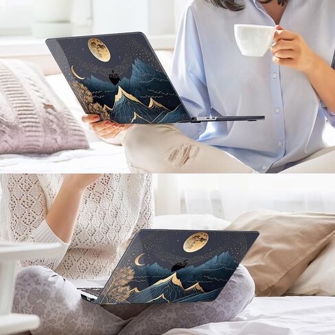 May Chen Compatible with M3 MacBook Air 15 Inch Case Model A3114 A2941 M2 Chip 2024 2023 Release, Plastic Hard Shell Case with MacBook Air 15.3 inch,Traditional in Saudi Arabia