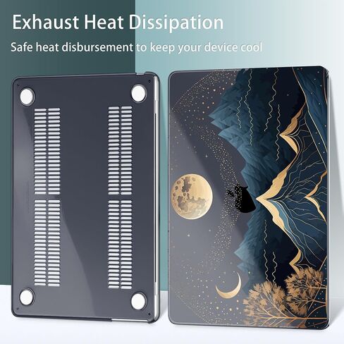 May Chen Compatible with M3 MacBook Air 15 Inch Case Model A3114 A2941 M2 Chip 2024 2023 Release, Plastic Hard Shell Case with MacBook Air 15.3 inch,Traditional in Saudi Arabia