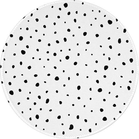 Duck Pattern Round Mouse Pad Small Gaming Mousepad Desk Mat Stitched Edges 8 X 8 Inch for Home Office in Saudi Arabia
