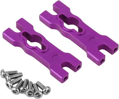 Aluminum Chassis Plate Fixed Bracket Body Mount for Losi 1/18 Mini LMT 4X4 Brushed Monster Truck Rtr-LOS01026 (black) in Saudi Arabia