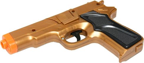 Set of 2, Cap Gun Toy, Detective Revolver, Police Cowboy, Pretend Play, Colt 45, 7 Inches (Golden) in Saudi Arabia