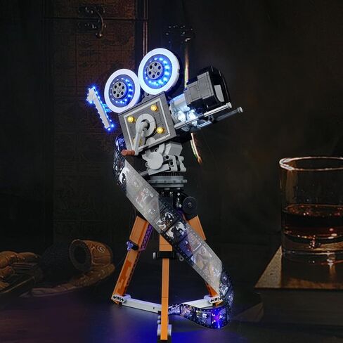 مجموعة إضاءة LED لكاميرا Lego Disney Walt Disney Tribute 43230، إضاءة LED متوافقة مع نماذج مكعبات البناء Lego 43230 (إصدار التحكم في الإضاءة) in Saudi Arabia