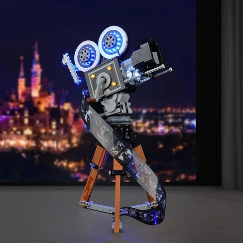 مجموعة إضاءة LED لكاميرا Lego Disney Walt Disney Tribute 43230، إضاءة LED متوافقة مع نماذج مكعبات البناء Lego 43230 (إصدار التحكم في الإضاءة) in Saudi Arabia