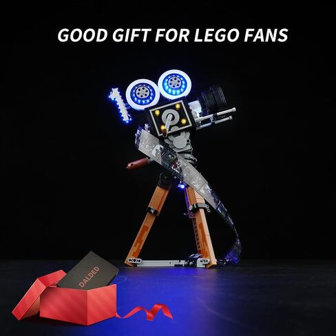 مجموعة إضاءة LED لكاميرا Lego Disney Walt Disney Tribute 43230، إضاءة LED متوافقة مع نماذج مكعبات البناء Lego 43230 (إصدار التحكم في الإضاءة) in Saudi Arabia