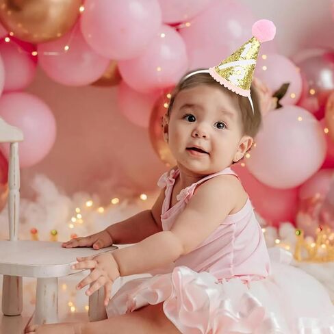 CIEHER Dinosaur 2nd Birthday Hat 2nd Birthday Crown for kids - 2 Birthday Tiara, Glitter Birthday Photo Prop for 2nd Birthday, 2nd Dog Birthday Decorations Mini Crown Cake Smash in Kuwait