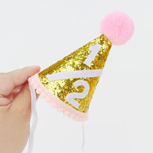 CIEHER Dinosaur 2nd Birthday Hat 2nd Birthday Crown for kids - 2 Birthday Tiara, Glitter Birthday Photo Prop for 2nd Birthday, 2nd Dog Birthday Decorations Mini Crown Cake Smash in Kuwait