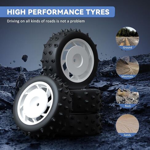 1/16 Fast Remote Control Car for Adults, Electric Vehicle Gift for Boys, High Speed RC with Max 48 mph Offroad Buggy, All Terrains RC Monster Truck with 2 sets of Rechargeable Batteries (Blue) in Saudi Arabia