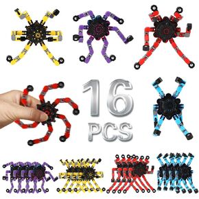 16Pack Transformable Fidget Spinner Toys Set, Sensory Toy for Party Favor in Saudi Arabia