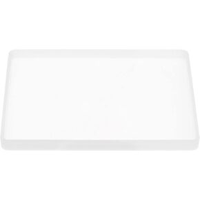 HARFINGTON Large Silicone Tray Mold 8.1"x6" Rectangle Resin Coaster Resin Mold Epoxy Resin Casting for Home Decoration Gift Desktop Decor