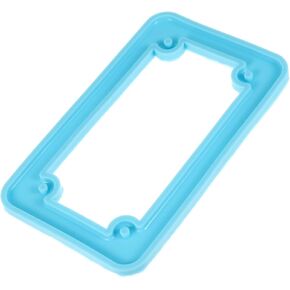 1pc License Plate Mold Epoxy Resin Silicone Molds Decor De para Epoxy License DIY Silicone Mold Motorcycle License Plate Making Mold DIY Making Mold License Plate Mould