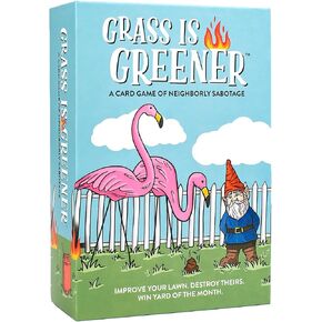 Blue Star Press: Grass is Greener - A Card Game of Neighborly Sabotage, Strategize & Scheme, Humorous Family Game Night, Ages 13+, 2-6 Players