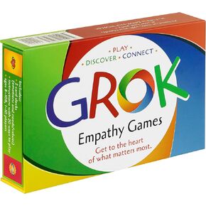 GROK Conversation Cards & Empathy Games | 20 Games to Build Engaging & Meaningful Connections | Strengthen Emotional Intelligence & Develop Lasting Relationships
