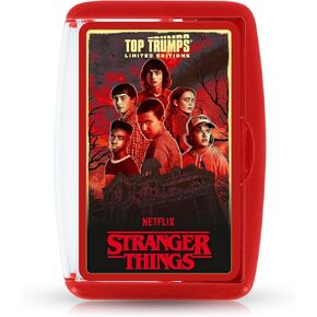 Top Trumps Card Game Stranger Things - Family Games for Kids and Adults - Learning Games - Kids Card Games for 2+ Players - Kid War Games - Card Games for Families - Card Wars - for 15 Plus Kids