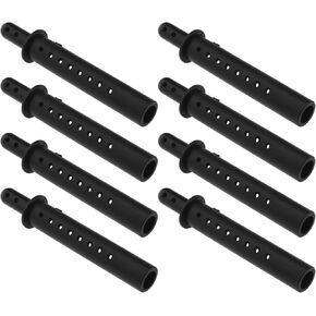 The Lord of the Tools 8PCS RC Body Post Extension Compatible with RC HSP 1/10 Model Car RC Car Body Post Replacement Parts Plastic, Black