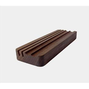Walnut Task & Time Card and Pencil Stand