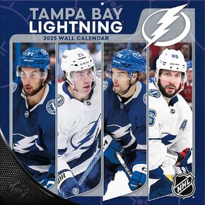 TURNER SPORTS Tampa Bay Lightning 2025 12x12 Team Wall Calendar (25998011956)