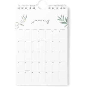 Mini Calendar 2025 - Vertical 6x9 2025 Wall Calendar Runs Until June 2026 - Easy Planning with the Small Aesthetic Desk Calendar 2025-2026 Monthly - Karto - Greenery