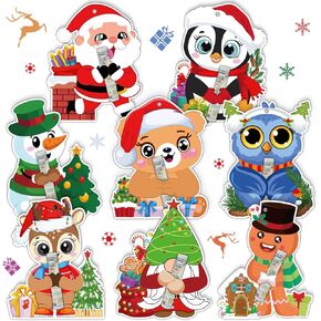 Christmas Money Holder Cards 16Pack, Holiday Gifting Money Cards for Kids, Christmas Money Holder Ornaments for Gifting Cash, Funny Xmas Gift Ideas, Merry Christmas Hanging Ornaments Decor