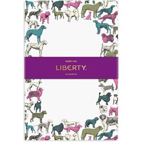 Galison Liberty Best in Show Memo Pad from Galison - Message Note Pad with Adorable Dog Print, Includes 60 Sheets of the Same Design, 6" x 9", Beautiful Edition to Any Home or Office