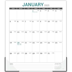2025 Magnetic Calendar - 2025 Wall Calendar from JANUARY to DECEMBER 2025, 2025 Magnetic Calendar for Fridge, 11.2" × 13", Fridge Calendar with Tear-off Pad, Blocks with Julian Dates
