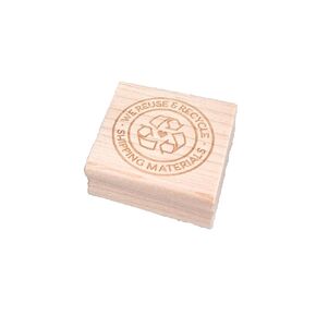 We Reuse and Recycle Shipping Materials Stamp (Rubber stamp)