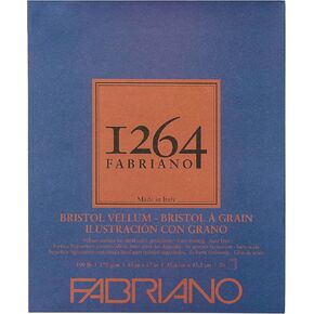 Fabriano 1264 Bristol Pad, 14 x 17, White