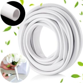 Nuanchu 35 ft Flexible Pipe Tubing for Giant Flowers Stem Artificial Flower Flexible PVC Pipe Flexible Craft Tube for Bundling Artificial Flower Stems, Floral Arrangement DIY Arts Craft (16 mm)