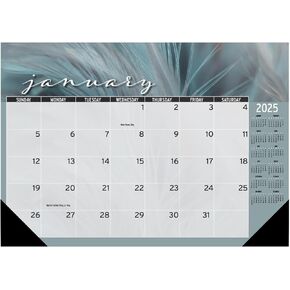 House of Doolittle 2025 Monthly Desk Pad Calendar, Macro, 18.5 x 13 Inches, January - December (HOD1486-25)