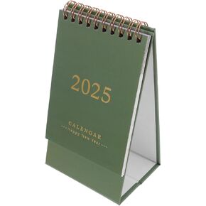 NUOBESTY Desk Calendar, 2024-2025 Mini Standing Flip Calendar Small Calendar Desktop Calendar Office Calendar Mini Calendar for Office Home