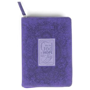 Divine Details 2020: Zippered Journal: Purple God of Hope