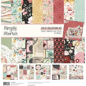 مجموعة مجموعة قصص بسيطة مقاس 12 × 12 بوصة - قصة حب كلاسيكية بسيطة VLO21400 in Kuwait
