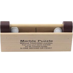 Treasure Gurus 2 Marbles Puzzle Adult IQ Game Brain Teaser Magic Trick Toy