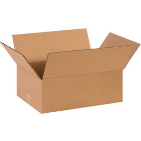 AVIDITI Shipping Boxes Flat 14"L x 10"W x 5"H, 25-Pack | Corrugated Cardboard Box for Packing, Moving and Storage