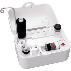 Electric Bobbin Winder - Portable Automatic Bobbin Winder for Sewing Machines, USB-C and Battery Powered, Compatible with Style A, M, L, Class 15, 15J, 66 Bobbins for Sewing Crafts and Household Use