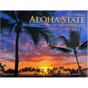 Islander Hawaii Hawaiian 2025 Twelve Month Wall Calendar (Kauai The Garden Isle)