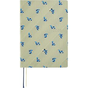 Hobonichi Techo 2025 HON [English/A5 Size/January Start/Planner] Slash (Navy)