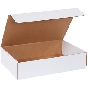 BOX USA BM17114 17 1/8"L x 11 1/8"W x 4"H, White (Pack of 50)