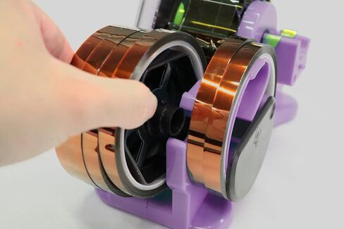 Pink Heat Tape Dispenser Sublimation - Multiple Roll Cut Heat Tape Dispenser 1" & 3" Core Double Reel Cores Sublimation for Heat Transfer Tape, Semi-Automatic Tape Dispenser with Compartment Slots in Saudi Arabia