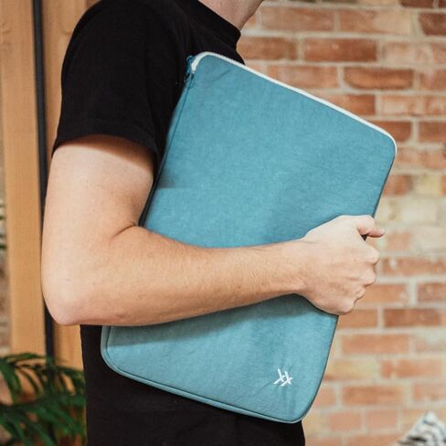 حافظة كمبيوتر محمول من Thread Wallets، حافظة مبطنة لأجهزة الكمبيوتر المحمول والأجهزة اللوحية مع سحاب للإغلاق (أسود، صغير) in Kuwait