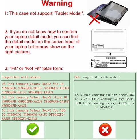 Alapmk Protective Case for Samsung Galaxy Book4 Ultra 16 NP960XGL/Samsung Galaxy Book4 Pro 360 16 NP960QGK/Galaxy Book4 Pro 16 NP960XGK & IdeaPad Pro 5i Gen 9 16/IdeaPad Pro 5 Gen 9 16,Black in Saudi Arabia