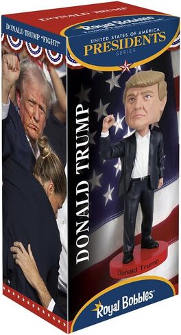 Royal Bobbles Donald Trump Fight! Collectible Bobblehead Statue in Saudi Arabia
