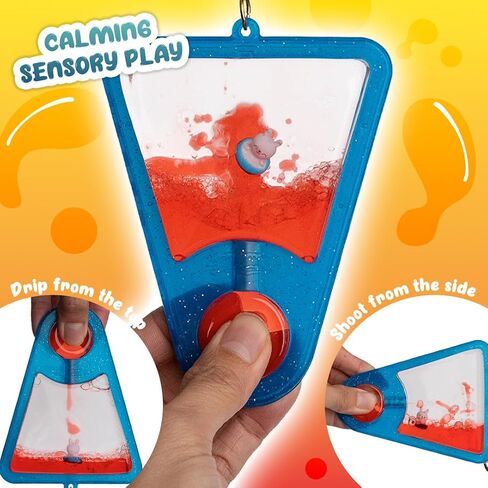 Goonameez, Hand-Held Sensory Toy with Floating Characters, Mesmerizing Water Mix Fidget Toy – Collect All 6 Unique Shapes for Squishy Fun, Perfect Travel Toy! (BunBun) in Kuwait